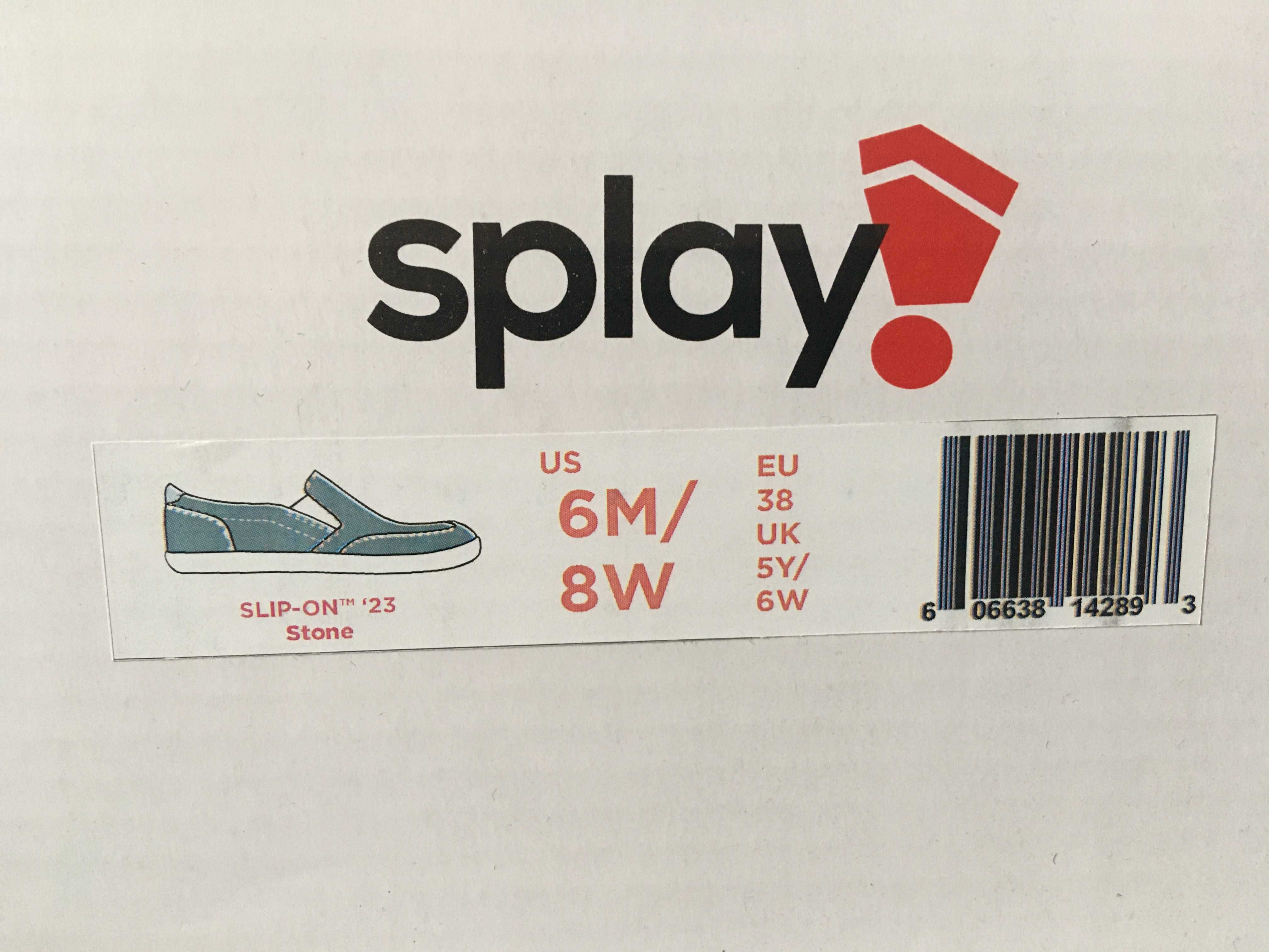 Боси гуменки Splay, unisex, номер 38