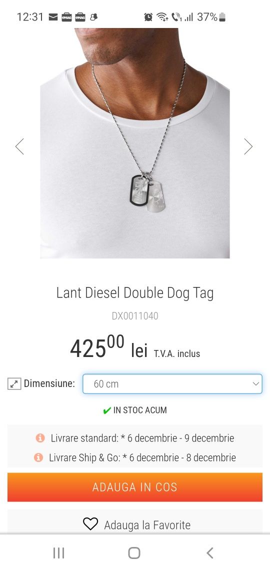 Lant Diesel Double Dog Tag