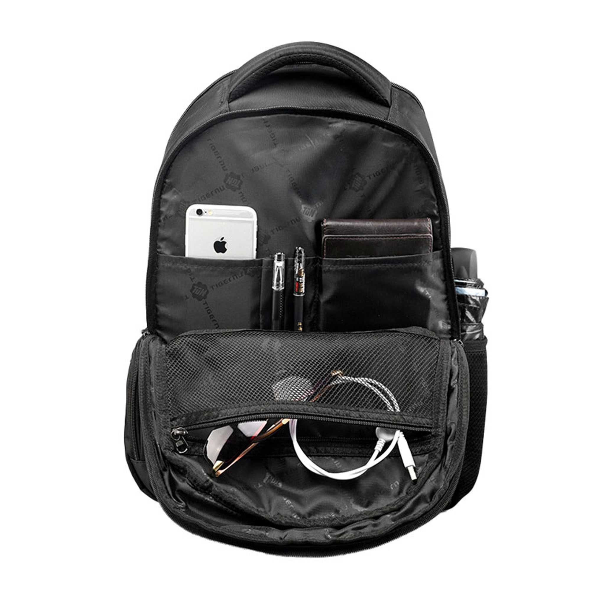Рюкзак для ноутбука кодовый замок, 15.6", чёрный 
 Tigernu T-B3105 3A,
