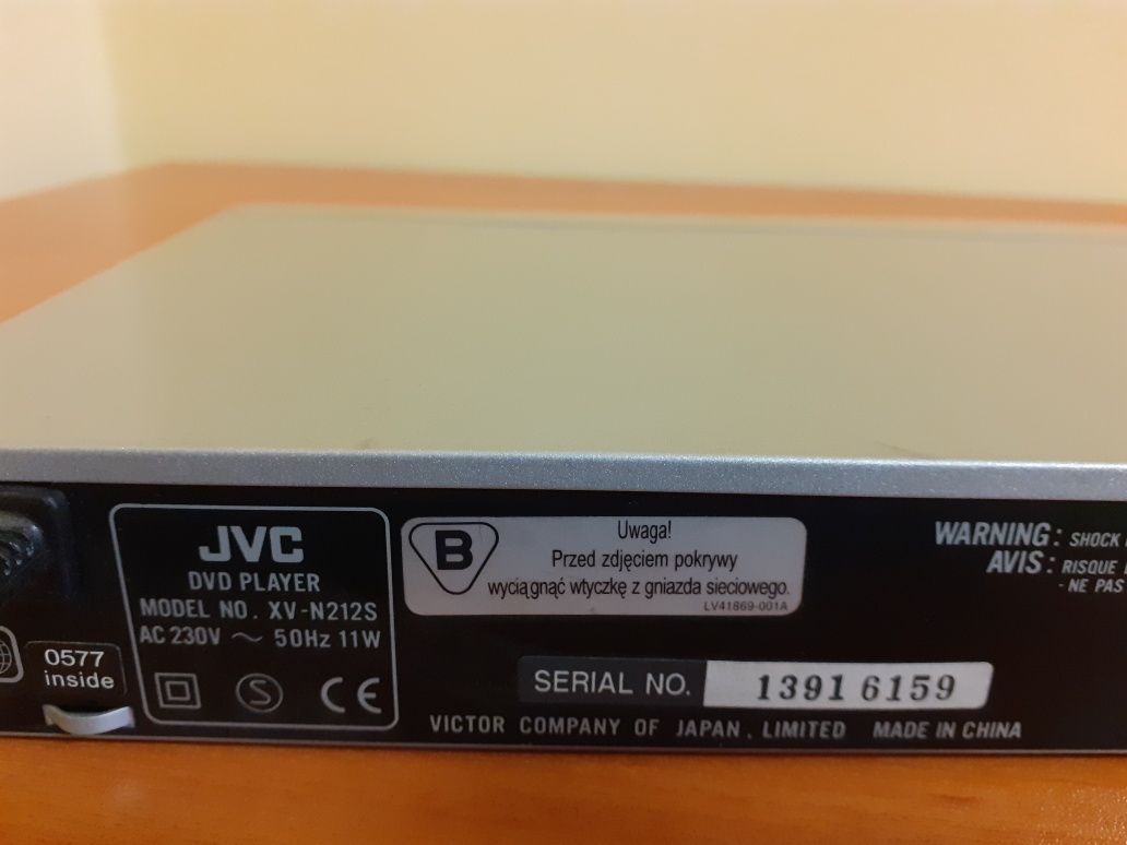 Jvc    dvd player