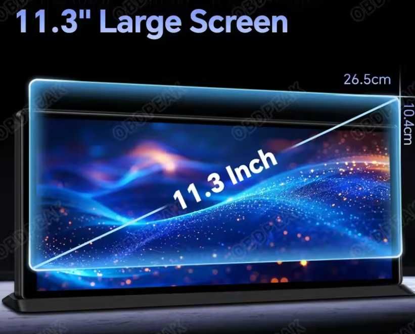 GPS Навигация K60 Pro 11.3" 4G+64G WIFI Android 14 AI Screen