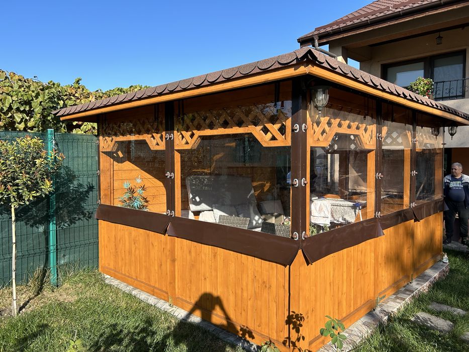 Inchideri terase/foisoare - Folie transparenta 0,8 (Pvc)