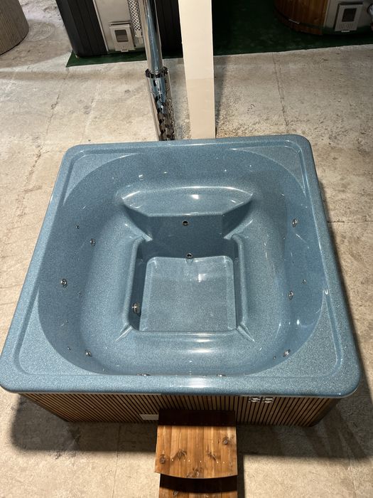 Ciubar din fibra Patrat 220x220 Blue Granit