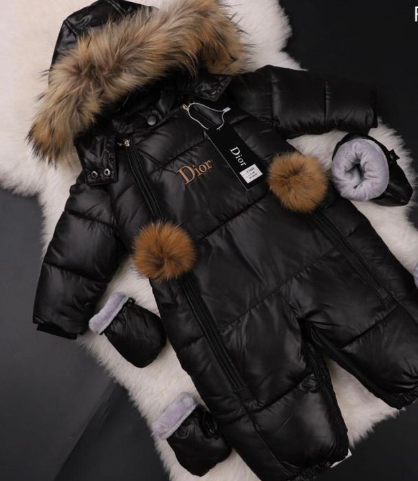 Комбинезоны зимние с рождения до полтора года