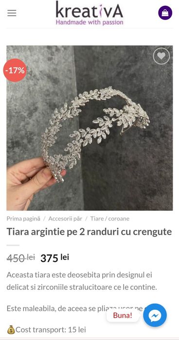 Rochie mireasa în stare impecabila curățată profesional