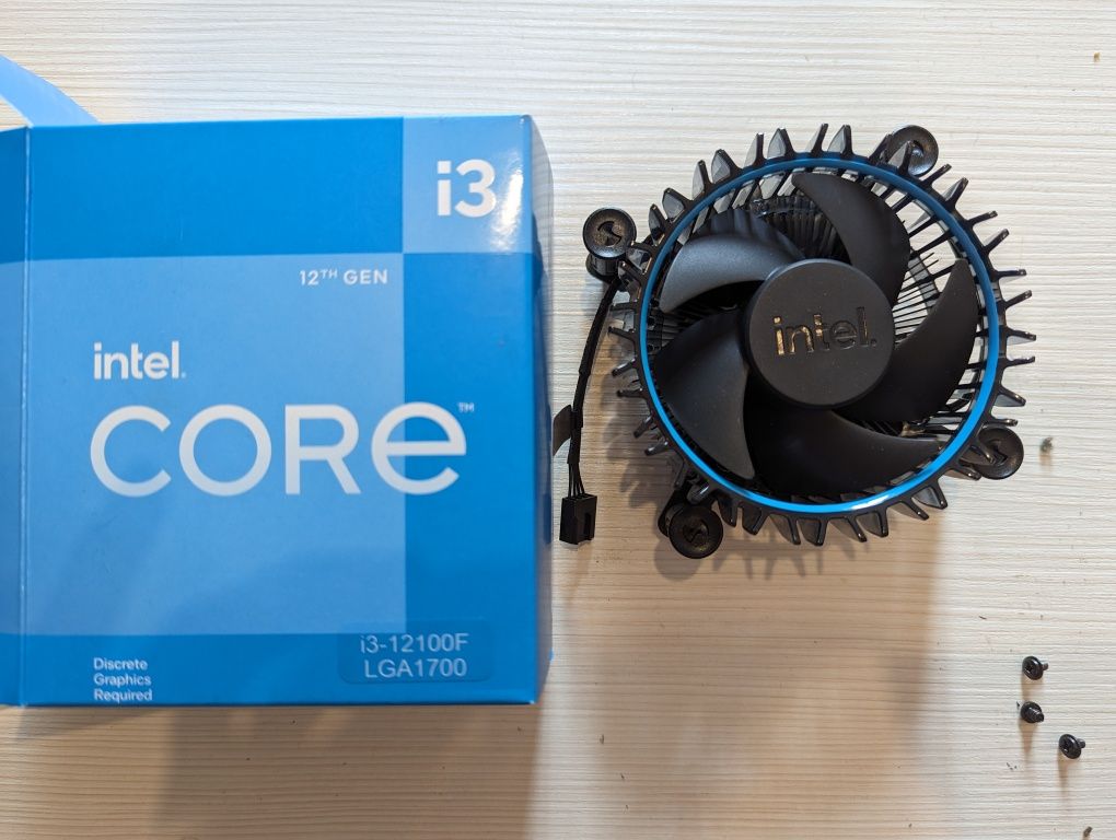 CPU FAN Intel 3 12100F