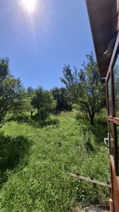 Vând teren cu o mică căsuță în Bărăi