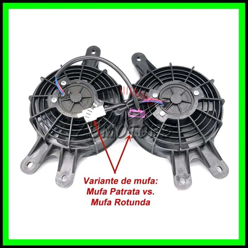 Ventilator Racire Radiator LINHAI 250 260 275 300 310 320 400 420 - Mufa Patrata - COD OEM: 26235