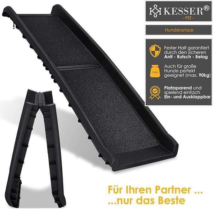 KESSER® кучешка рампа сгъваема до 90 кг