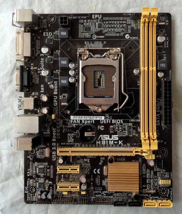 Сокет 1150 материнская плата Asus H81M-K
