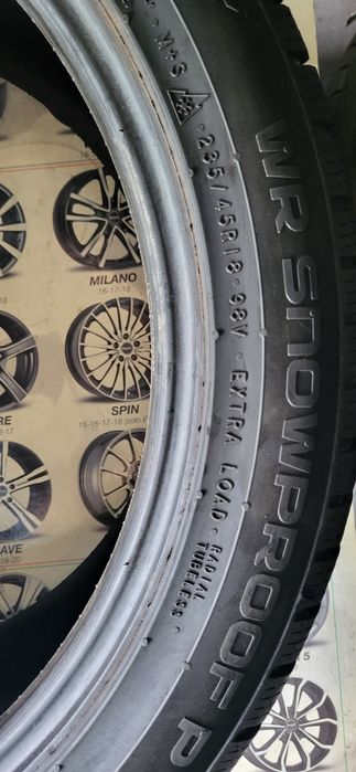 2 anvelope 235 45 18 nokian iarna 2023 7,2mm