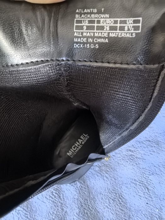 Детски кожени  ботуши Michael Kors