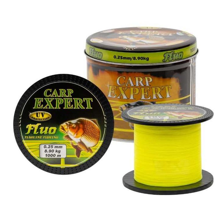 FIR monofilament carp  expert  UV FLUO -1000M-diverse grosimi