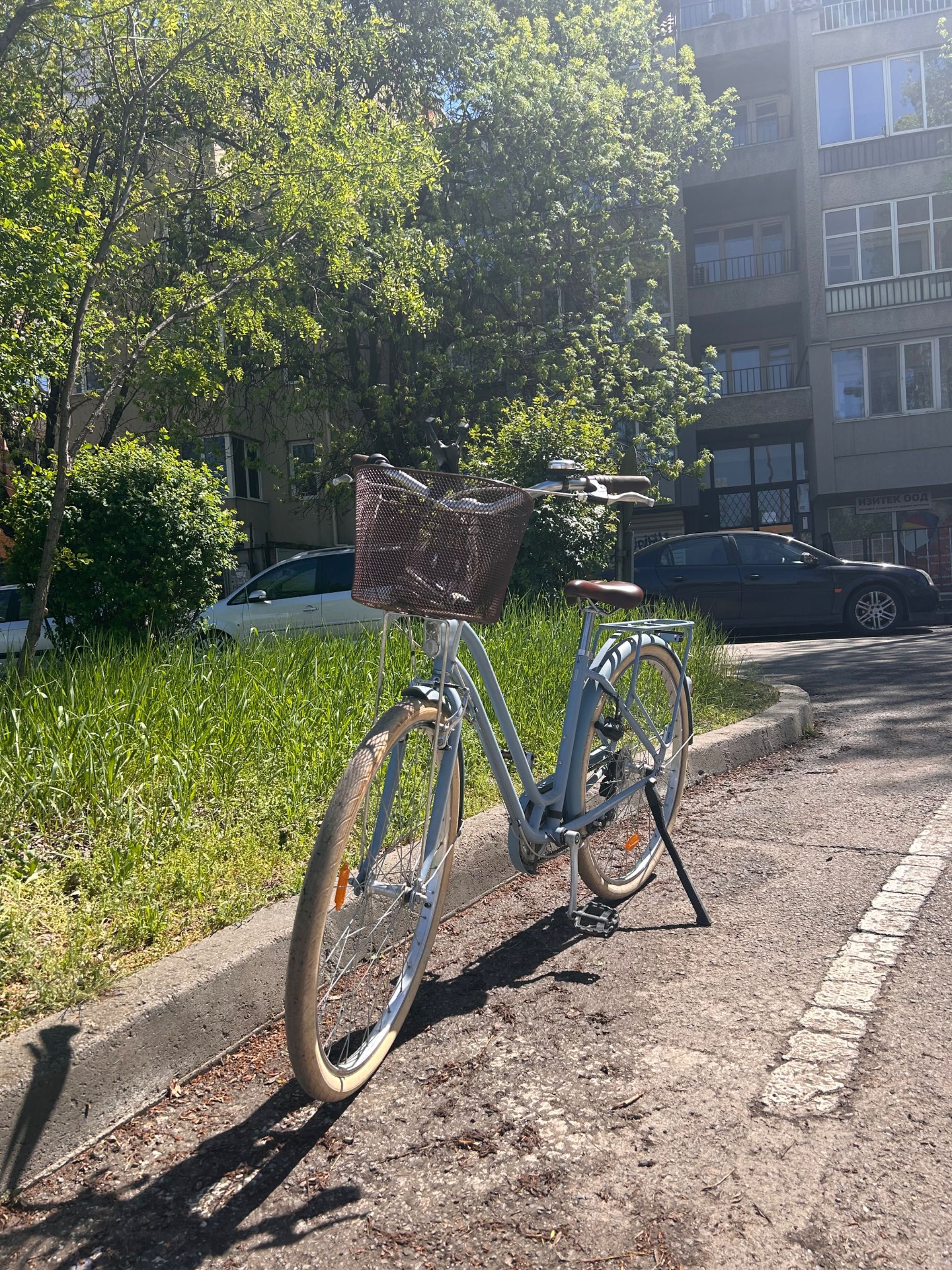 Колело (велосипед/bike) светло-синьо, city-style