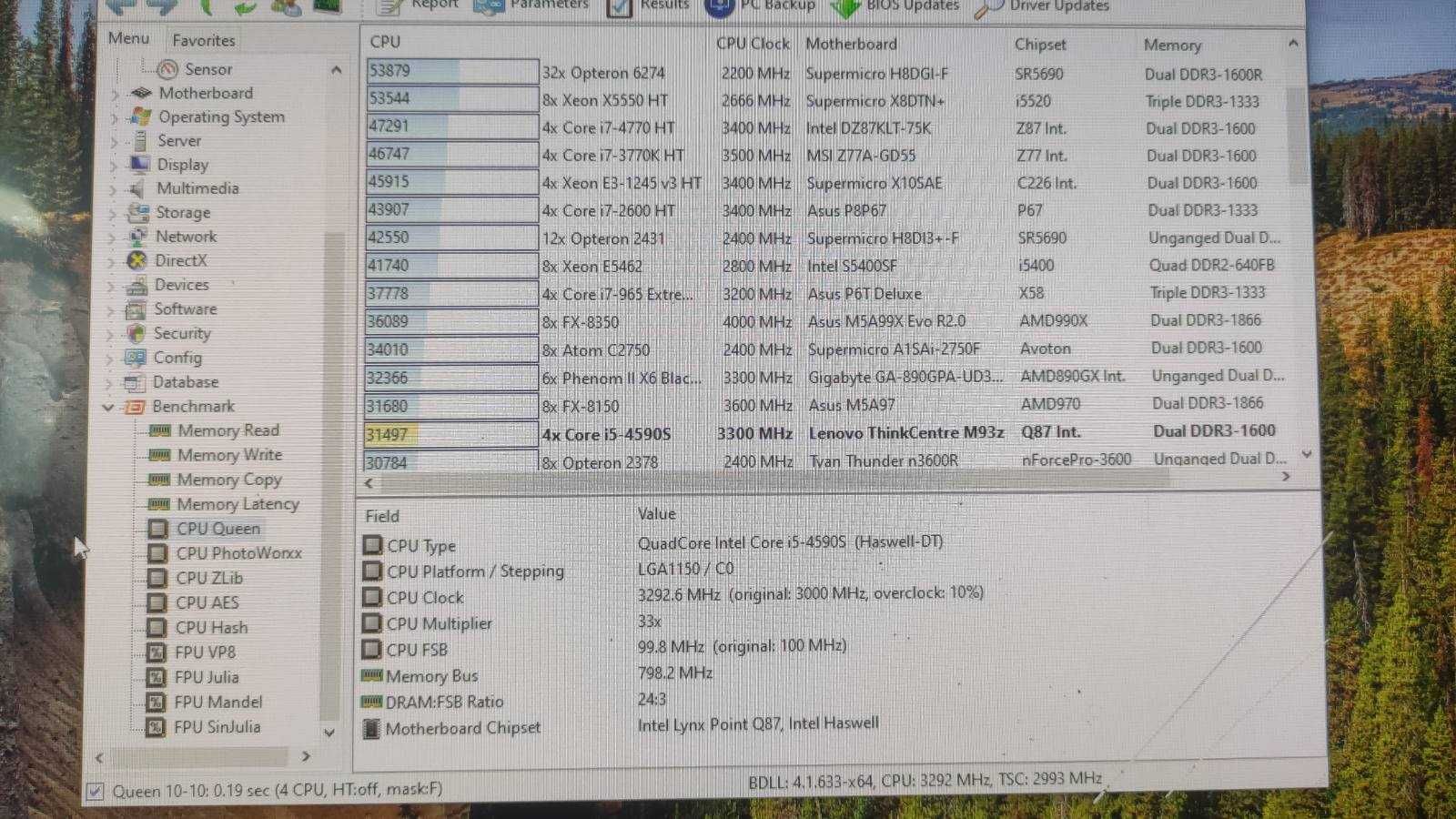 Lenovo ThinkCentre M93z All in One 23" Core i5 4590s 8gb