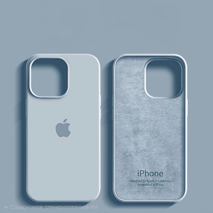 Бархные Селеконвые чехола на I phone 15 pro/max