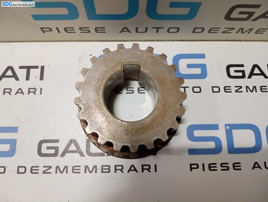 Pinion Fulie Roata Dintata Vibrochen Arbore Cotit si Inel Peugeot 5008 2.0 TDCI 2009 - 2017 Cod 9661107080 [M5688] [M5689]