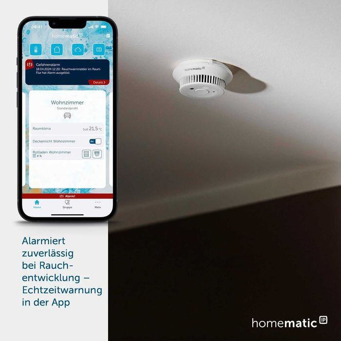 Alarmă de fum Homematic IP Smart Home HmIP-SWSD 142685A0