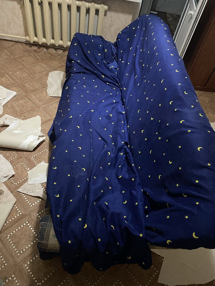 два дивана, два кресла, тумбы шкафы, две кровати