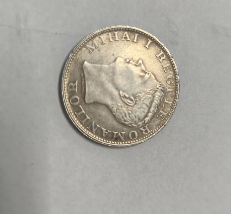 Moneda argint 500 lei Regele Mihai I 1944
