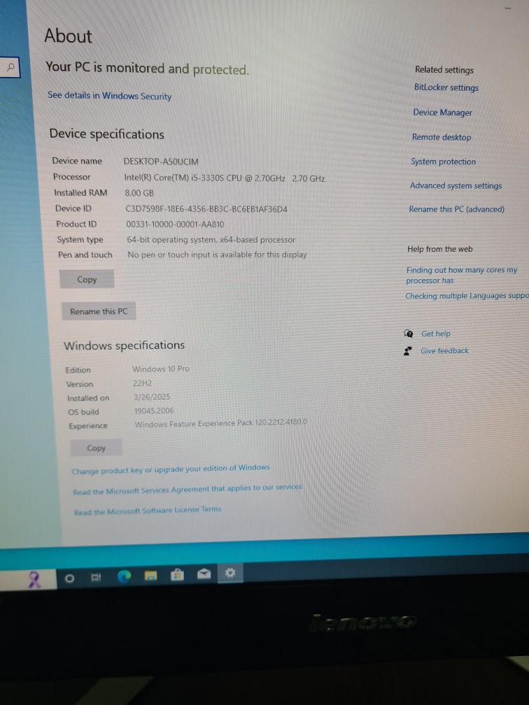 Oferta!All in One Lenovo i5 8gb ssd 250gb video Nvidia 2gb display 23"