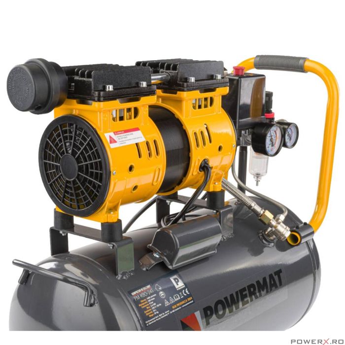 Compresor de aer, capacitate rezervor 24 litri, 1 cilindru, 2.4 CP