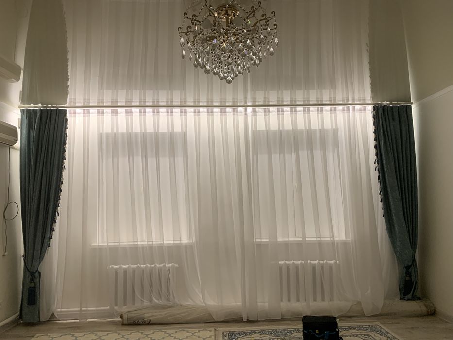 Закарнизная подсветка штор