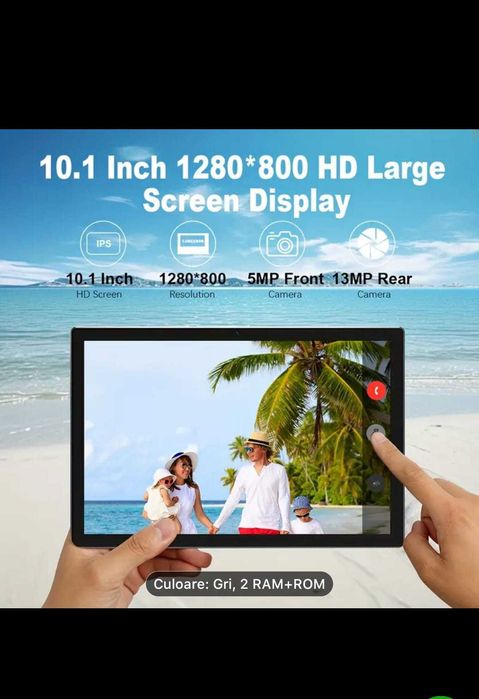 Pachet complet: Tableta 10.1", 12GB/512GB, Husa+Tastatura+Mouse+Pen+..