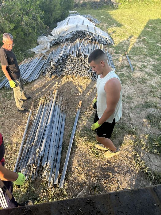 Stalpi zincati pentru gard vie spaleri galvanizati