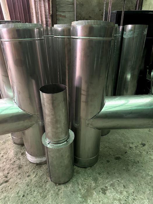 Cos de fum inox chit complet