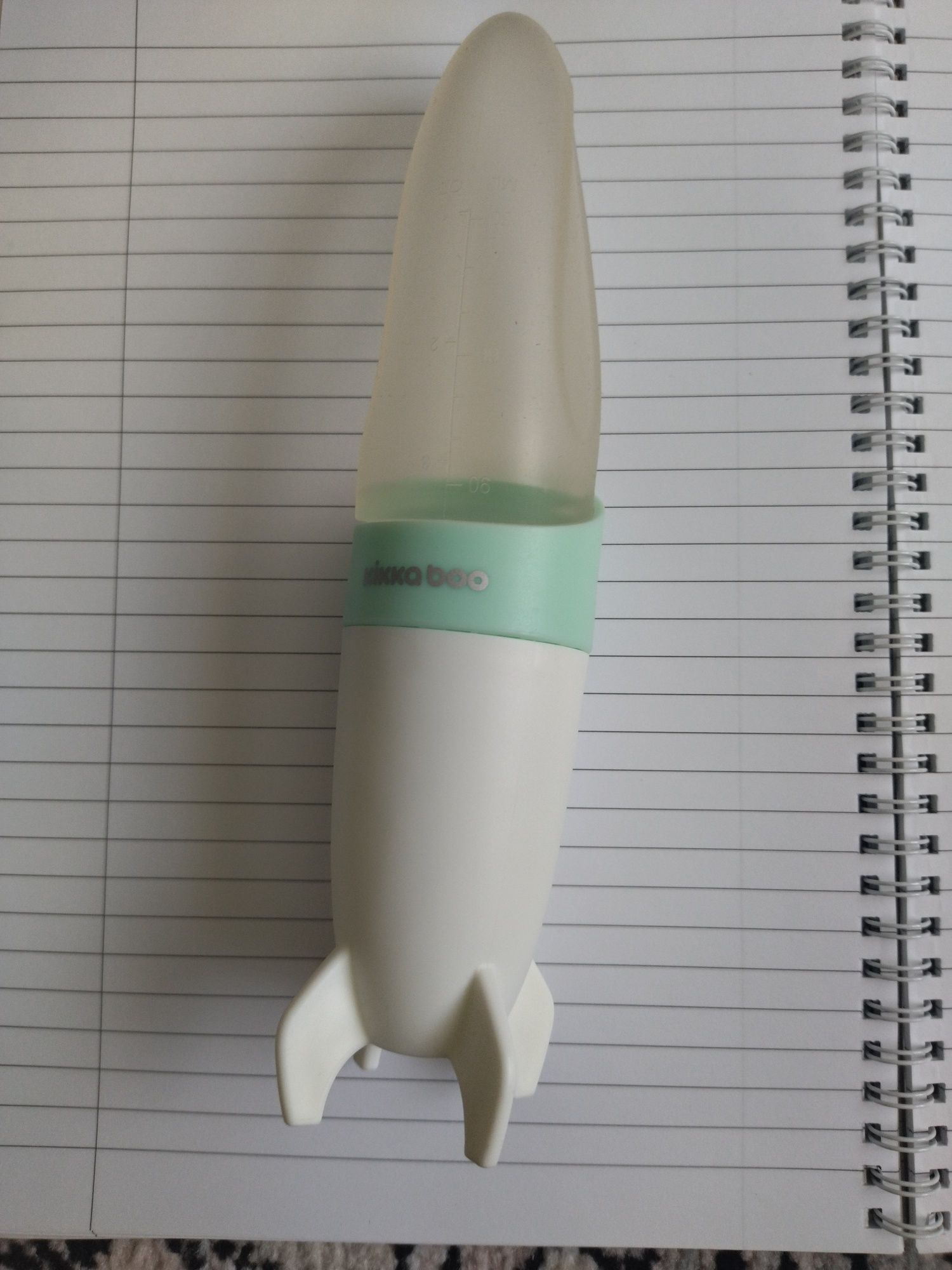 Бебешко шише с лъжичка Kikka Boo Rocket