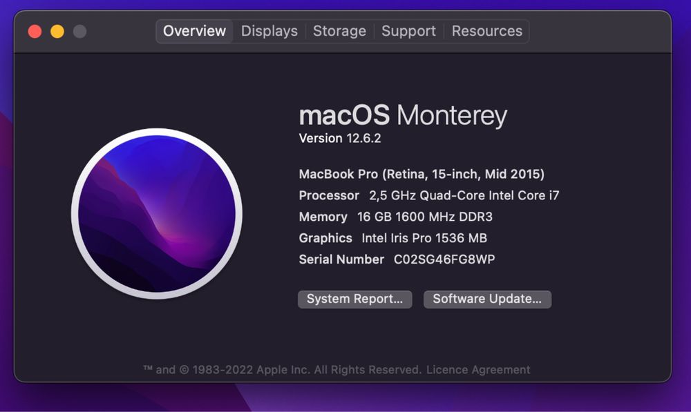 MacBook Pro Retina 15” i7 / 16GB / 500GB SSD + mouse – stare excelenta