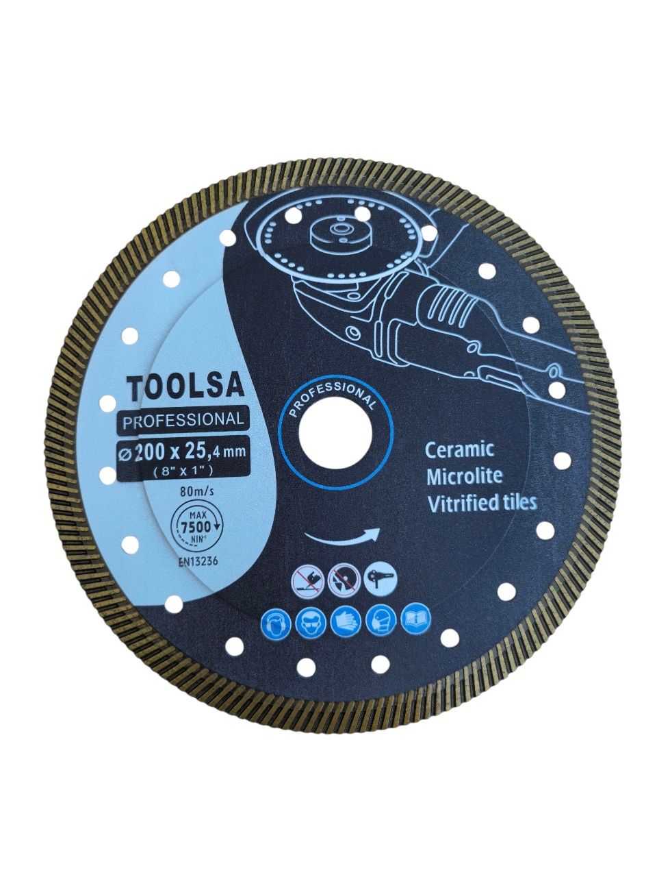 Диамантен диск Toolsa Professional 200 мм