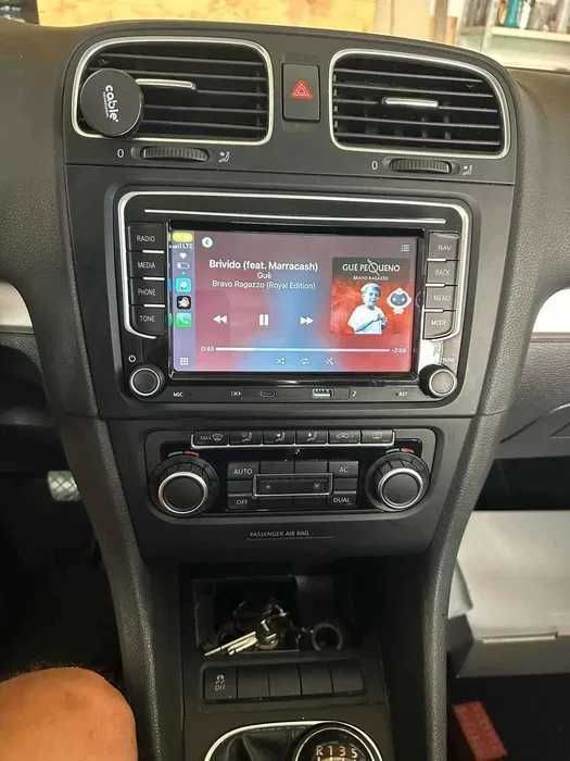 2GB Navigatie Carplay VW Golf Polo Passat CC Tiguan Touran Seat Skoda