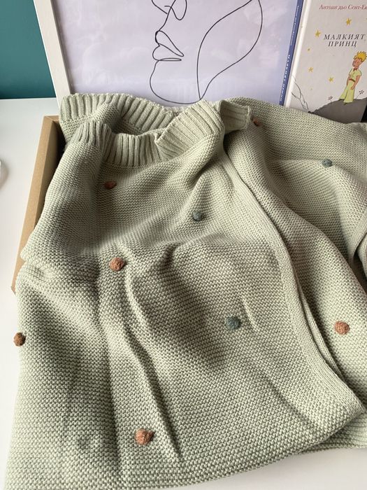 Бебешко плетено одеало / пелена