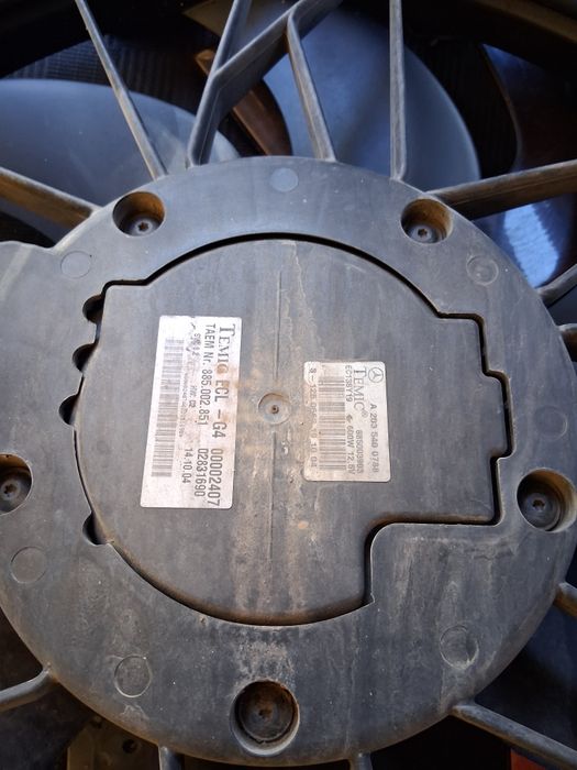 Перка охлаждане на радиатора mercedes c 200 cdi,w203 facelift