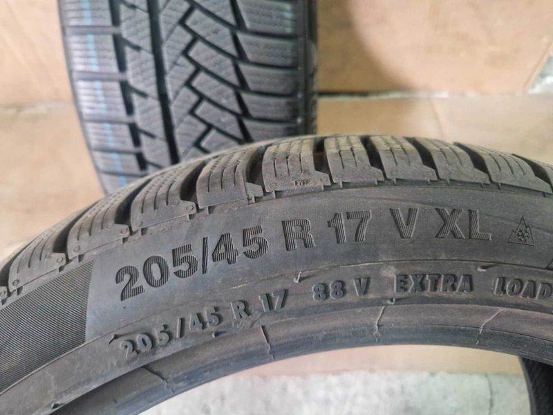 2 Continental R17 205/45
зимни гуми DOT4118