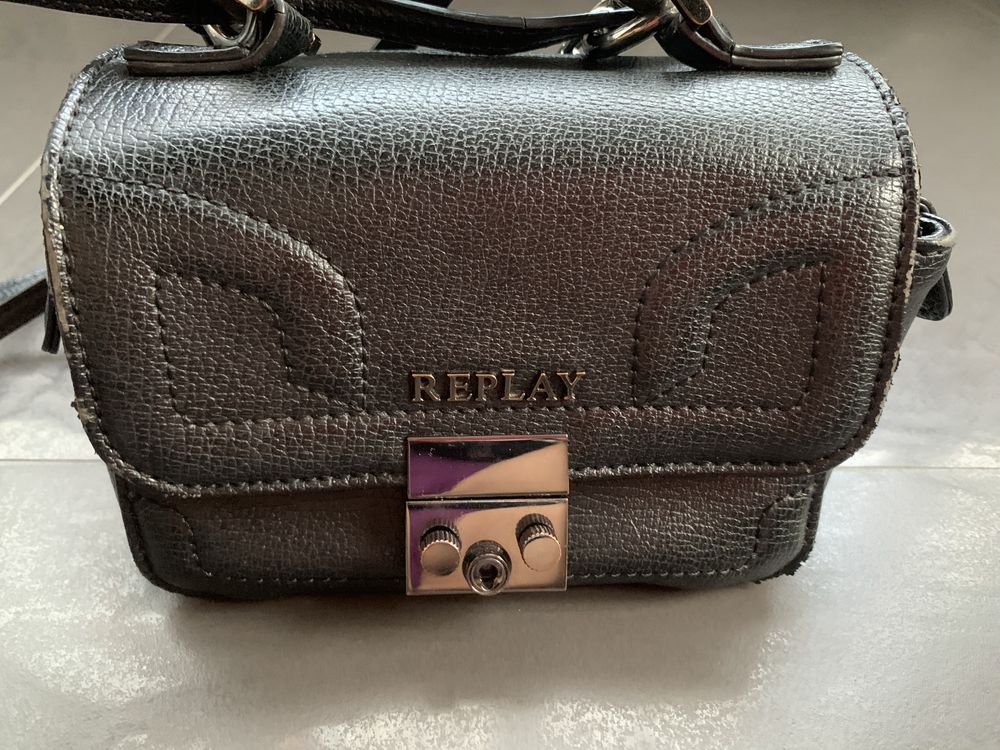 Чанта естествена кожа Replay