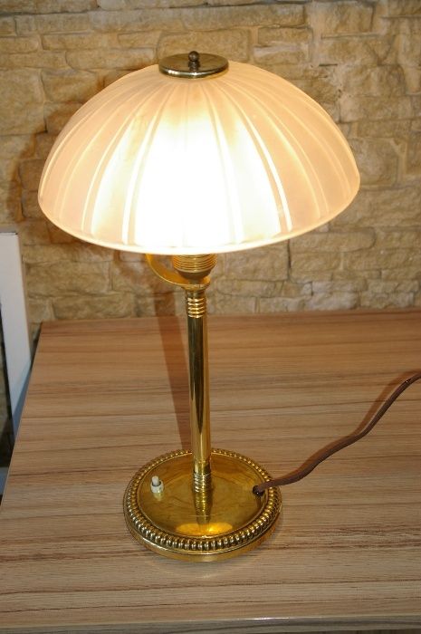 Vand lampa Art Deco din alama lustruita- deosebita