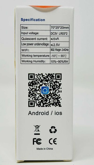 Смарт Безжичен Термометър и влагомер Tuya Smart WiFi