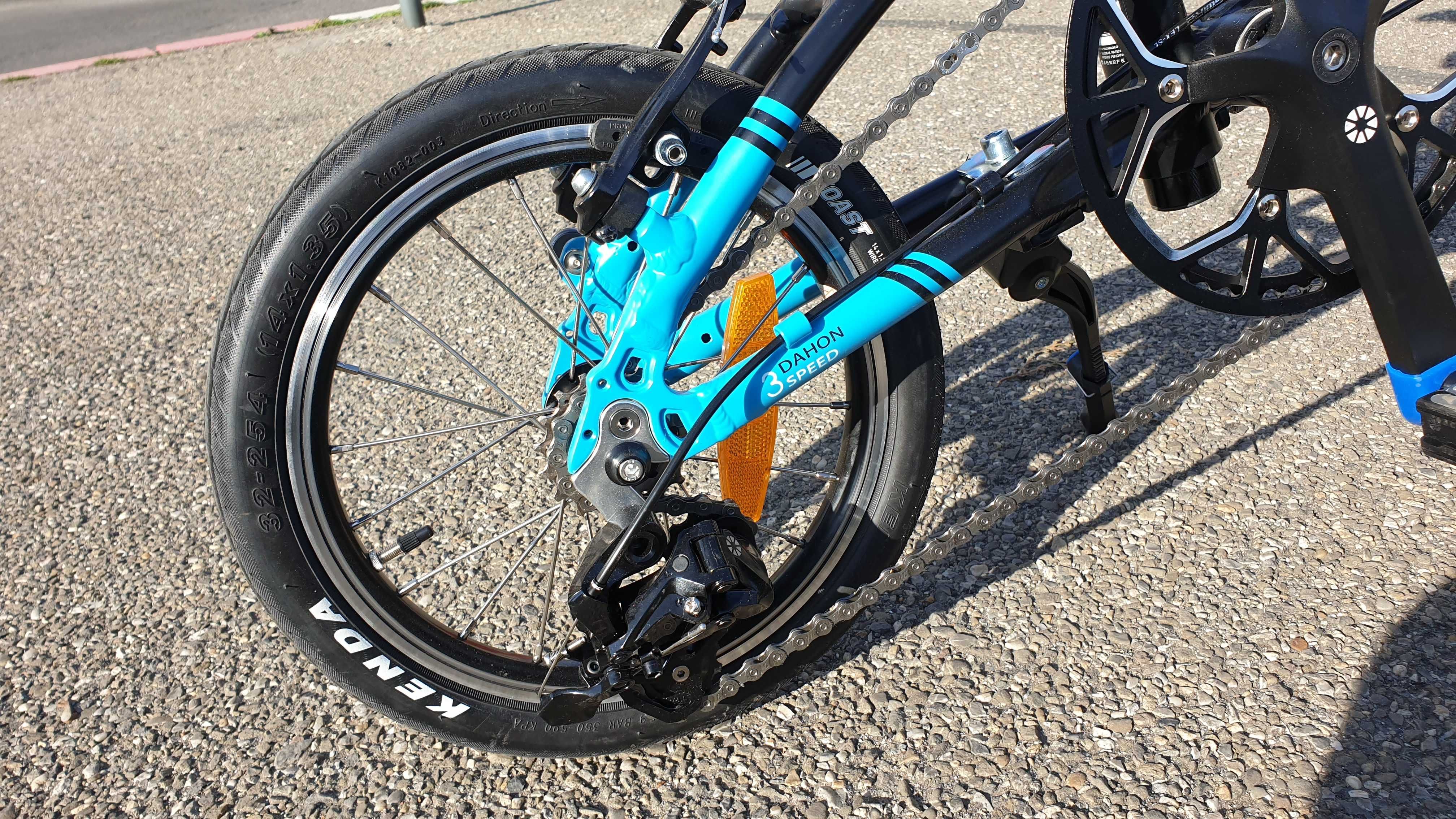 Bicicleta Pliabila Dahon K3 Bleu Tourquoise noua, 8.100 kg!