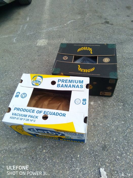 Cutii banane stare foarte bună