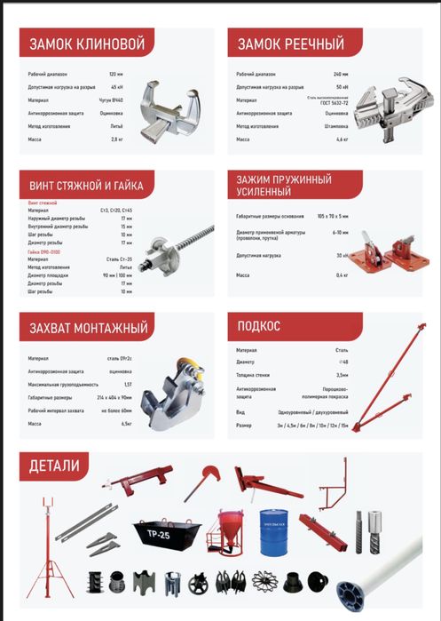 Опалубка и стойка
