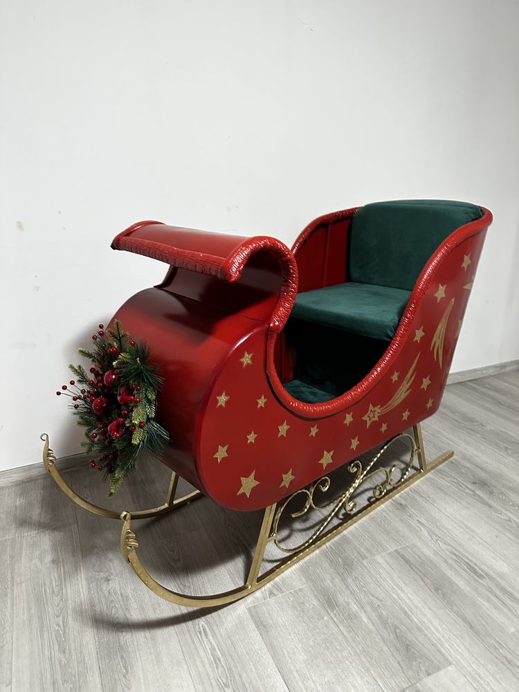 Vand sania lui Mos Craciun decor