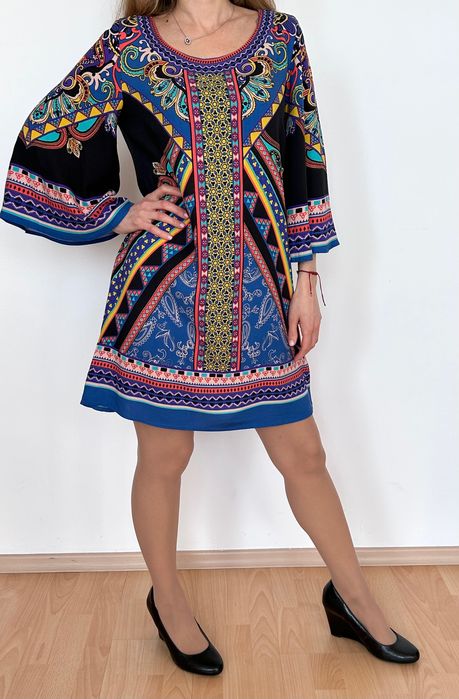 Страхотно асиметрично вълнено  палто Versace