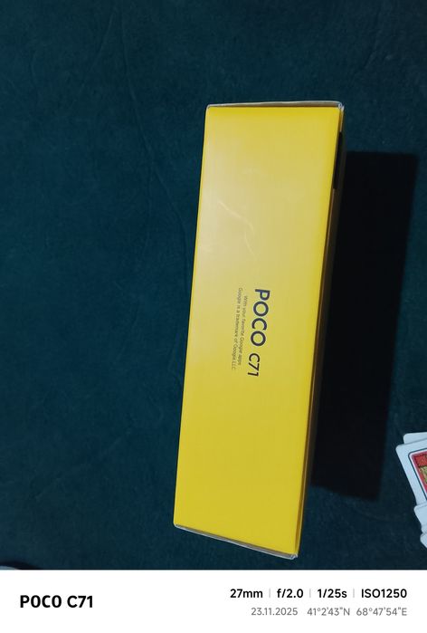 Poco c71  хеч Канака сарапинасе юк телефон чехол Блан ишлатилган 3 ой