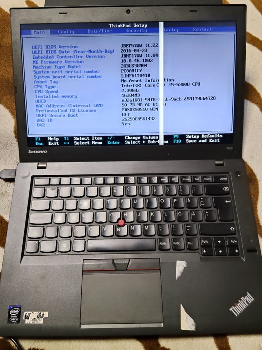 Laptop Lenovo Thinkpad X240,T440,T450,T460