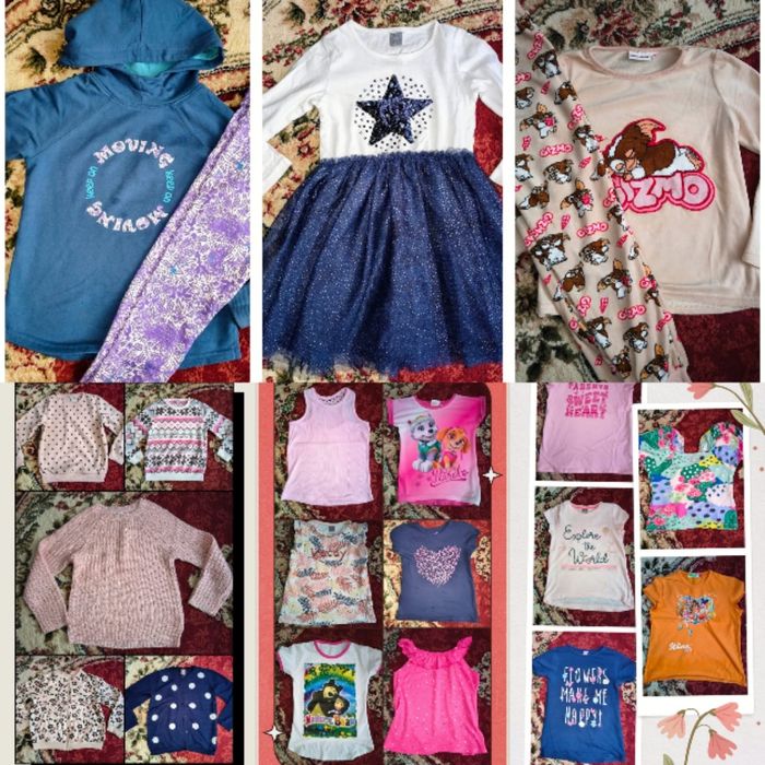 Lot hăinuțe fetiță mărime 5-6 ani (116)