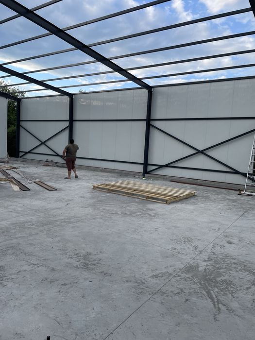 Vând hală metalică din euro profile lucrăm după proiectul Clientului