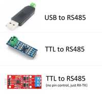 Convertor UART, RS485, RX TX, TTL, USB, serial bus, adaptor